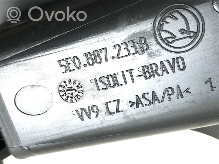 Skoda Octavia Mk3 (5E) Osłona / zaślepka ISOFIX 5E0887233B