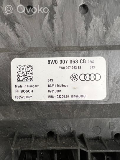 Audi A4 S4 B9 Moduł / Sterownik komfortu 8W0907063CB