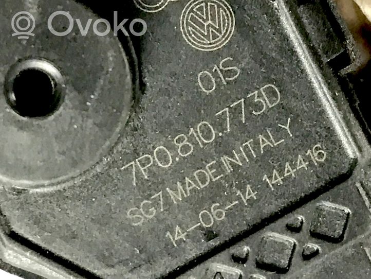Skoda Octavia Mk3 (5E) Moteur de verrouillage trappe à essence 7P0810773D