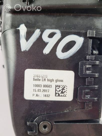 Volvo S90, V90 Copertura griglia di ventilazione laterale cruscotto 31651219