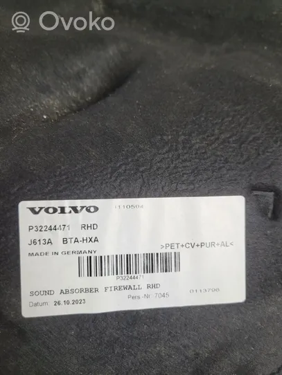 Volvo XC60 Izolacja akustyczna zapory 32244471