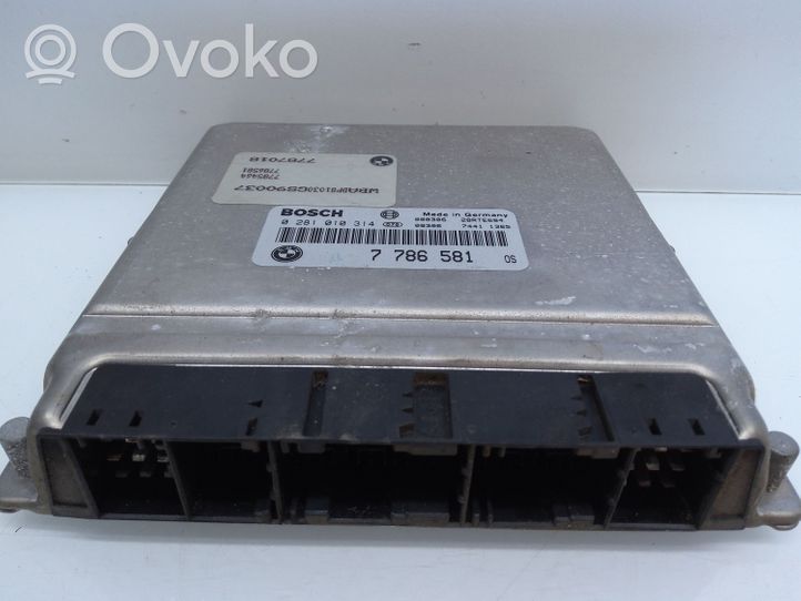 BMW 5 E39 Calculateur moteur ECU 7786581