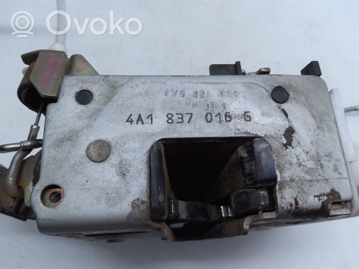 Audi A6 S6 C4 4A Etuoven lukko 4A1837016