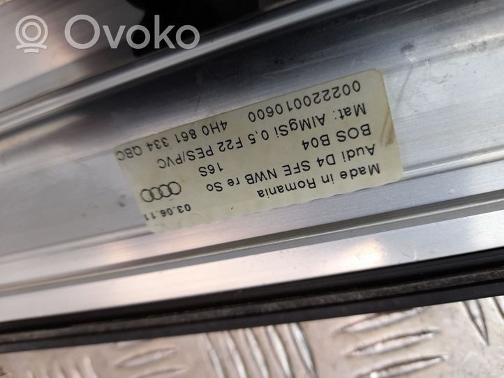 Audi A8 S8 D4 4H Takaoven ikkunan häikäisysuoja/verho 4H0861334