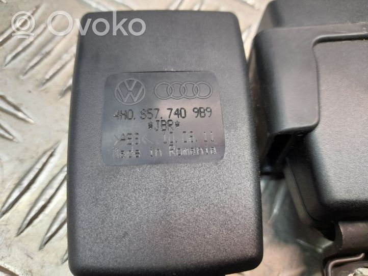 Audi A8 S8 D4 4H Klamra środkowego pasa bezpieczeństwa fotela tylnego 4H0857740