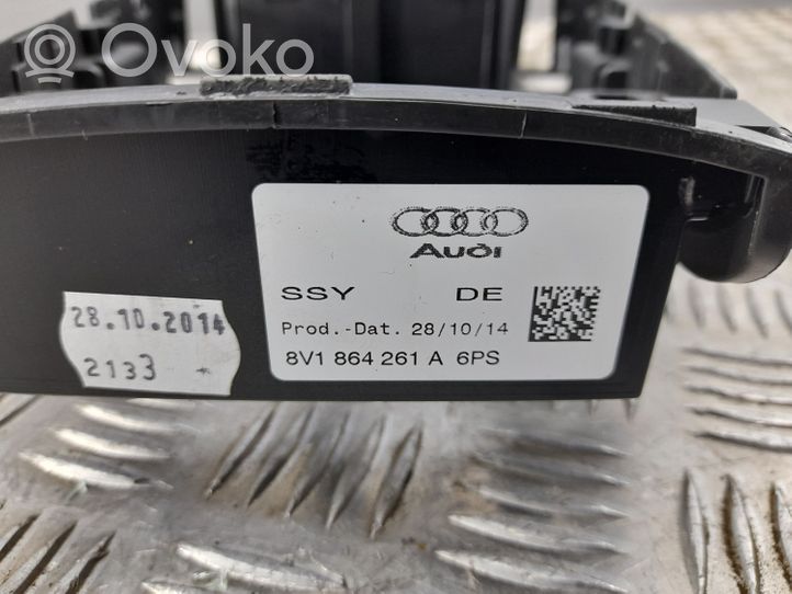 Audi A3 S3 8V Przedni uchwyt na kubek tunelu środkowego 8V1864261A