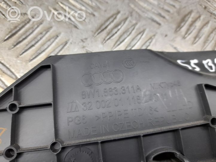 Audi A5 Kita centrinė konsolės (tunelio) detalė 8W1863311A