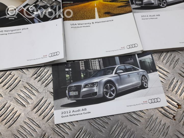 Audi A8 S8 D4 4H Serviso knygelė 