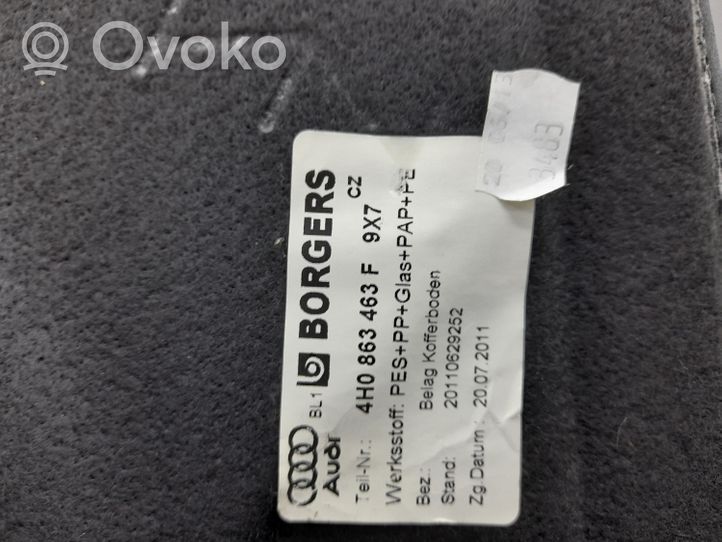 Audi A8 S8 D4 4H Tavaratilan kaukalon tekstiilikansi 4H0863463F
