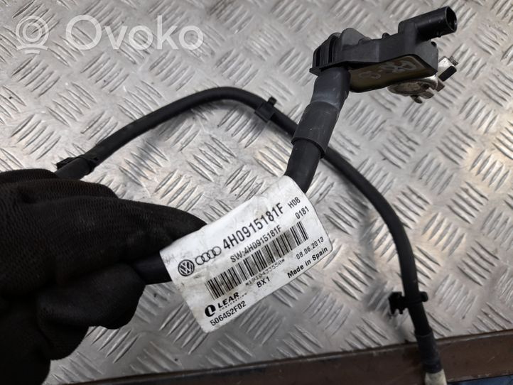 Audi A8 S8 D4 4H Cavo negativo messa a terra (batteria) 4H0915181F