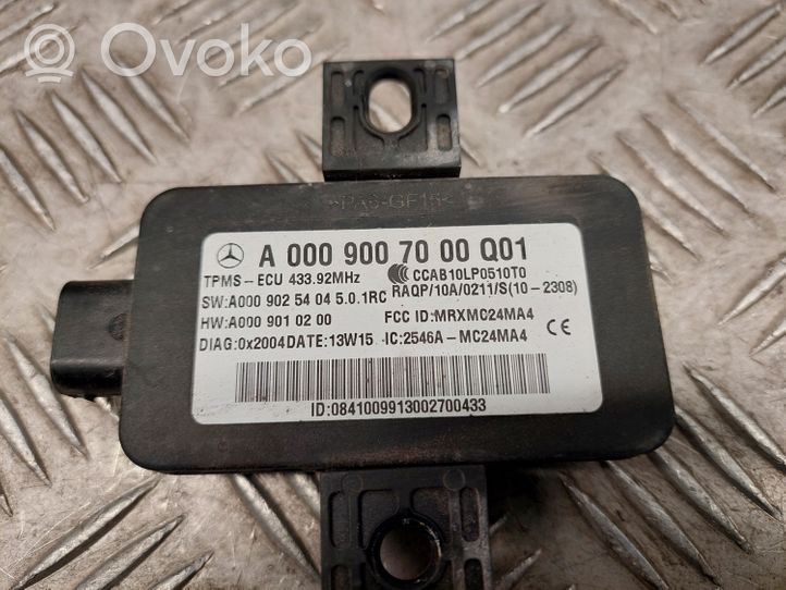 Mercedes-Benz GL X166 Sensore di pressione dello pneumatico A0009007000