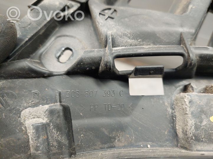 Volkswagen PASSAT CC Staffa angolare del supporto di montaggio del paraurti 3C8807393C