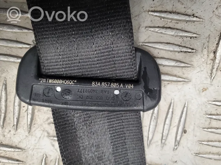 Audi Q3 F3 Takaistuimen turvavyö 83A857805A