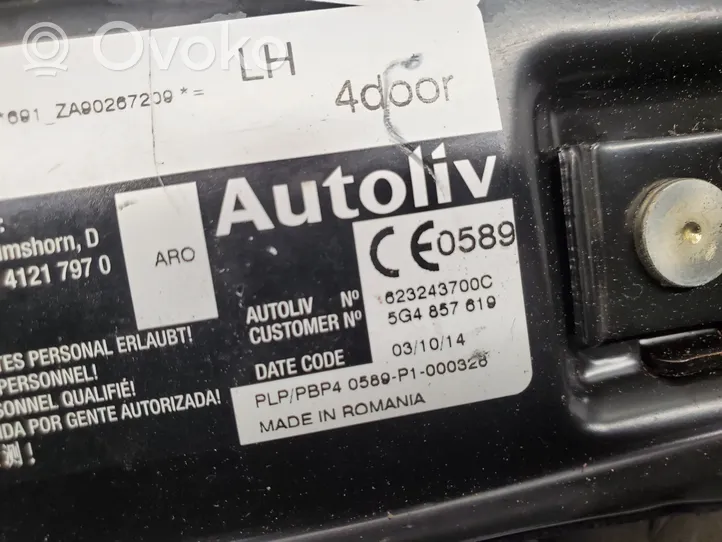 Audi A3 S3 8V Etuistuimen turvavyö 8V5857705H