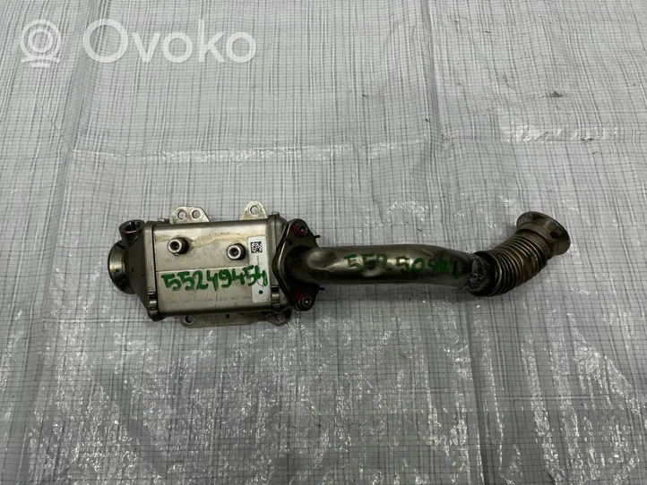 Fiat 500L EGR valve cooler 55249454