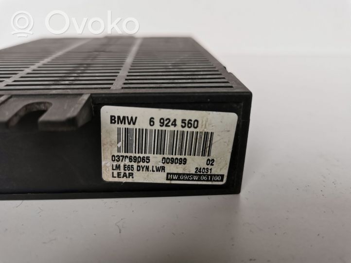 BMW 7 E65 E66 Module d'éclairage LCM 6924560