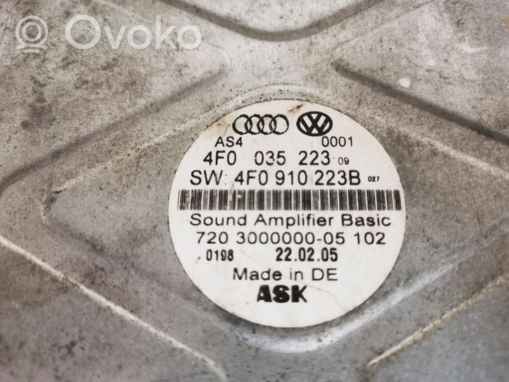 Audi A6 S6 C6 4F Amplificatore 4F0035223