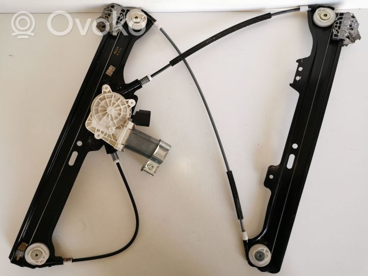 BMW 5 E60 E61 Front door window regulator with motor 6922267