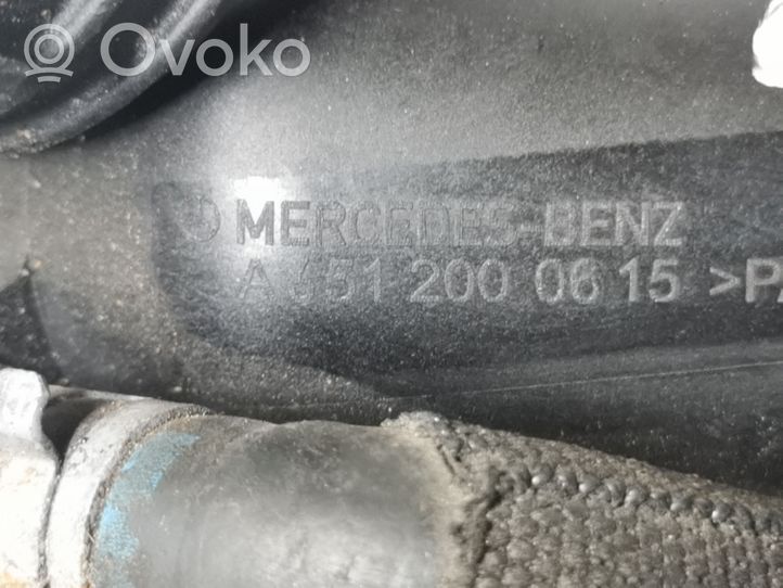 Mercedes-Benz C W204 Termostato/alloggiamento del termostato A6512000615