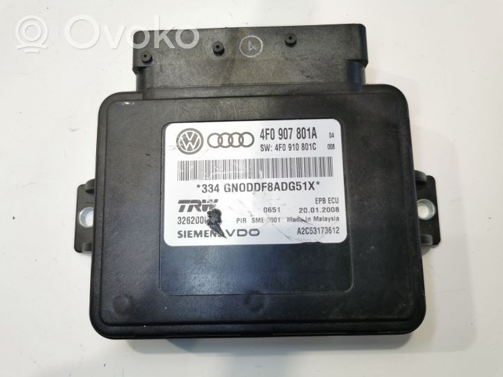 Audi A6 Allroad C6 Centralina/modulo sistema frenante 4F0907801A