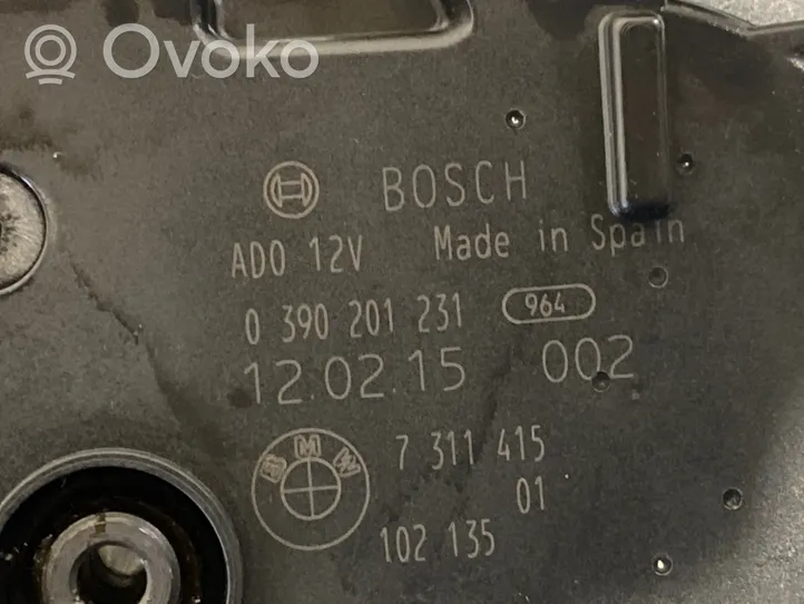 BMW 5 F10 F11 Moteur d'essuie-glace arrière 7311415