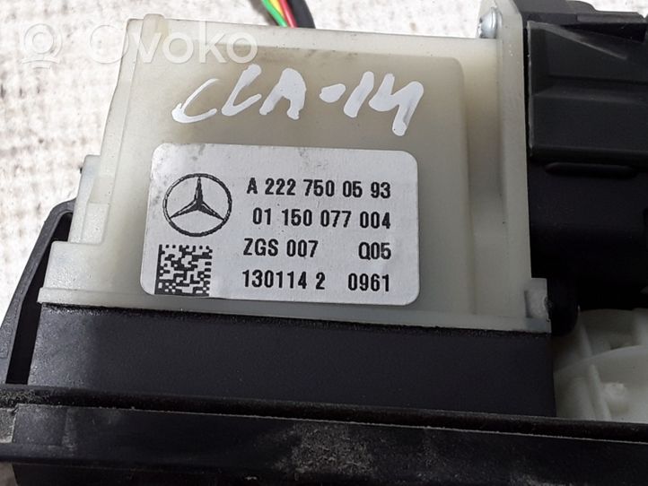 Mercedes-Benz CLA C117 X117 W117 Klamka zewnętrzna drzwi tylnych samochodów dostawczych A2227500593