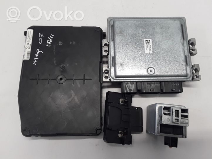 Renault Megane II Komputer / Sterownik ECU i komplet kluczy 