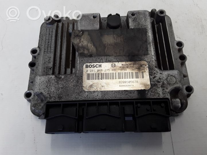 Renault Megane II Komputer / Sterownik ECU i komplet kluczy 