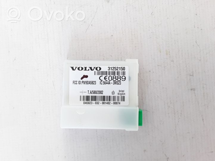 Volvo C30 Hälytyksen ohjainlaite/moduuli 31252150