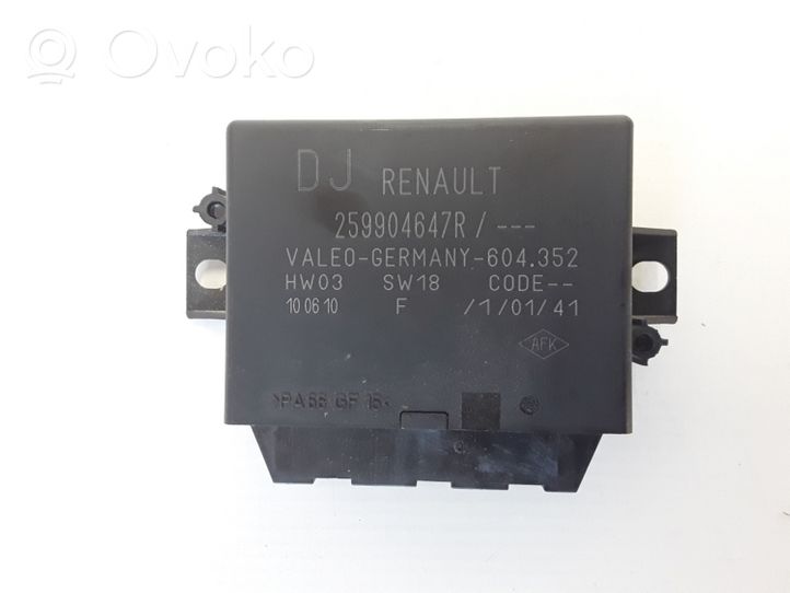 Renault Scenic III -  Grand scenic III Parking PDC control unit/module 259904647R