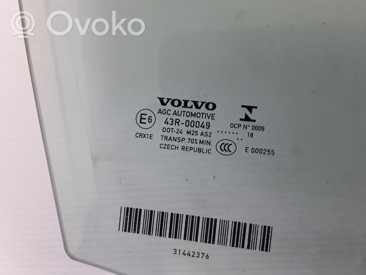 Volvo XC40 Szyba drzwi przednich 31442376