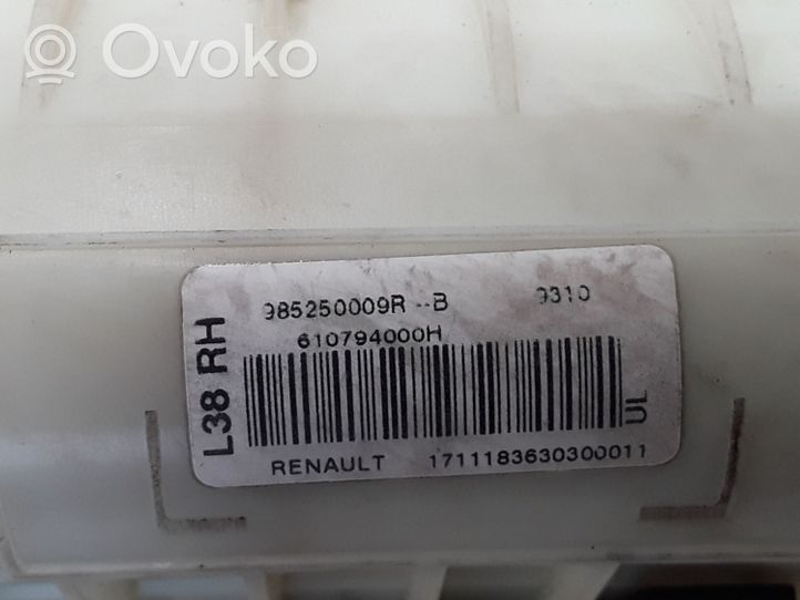 Renault Fluence Poduszka powietrzna Airbag pasażera 985250009R