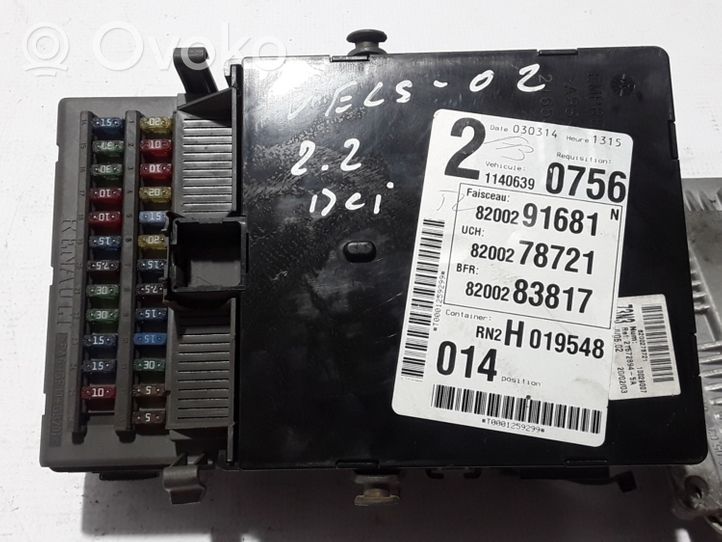 Renault Vel Satis Komputer / Sterownik ECU i komplet kluczy 