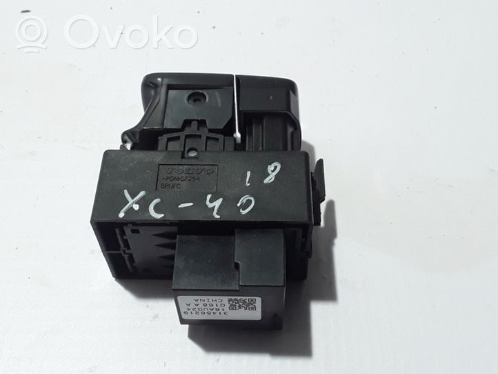 Volvo XC40 Interruttore del freno di stazionamento/freno a mano 31456219