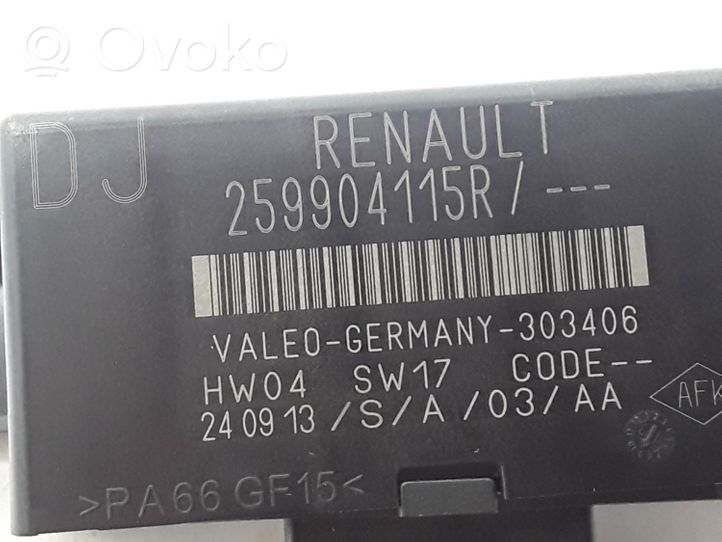 Renault Captur Parkavimo (PDC) daviklių valdymo blokas 259904115R