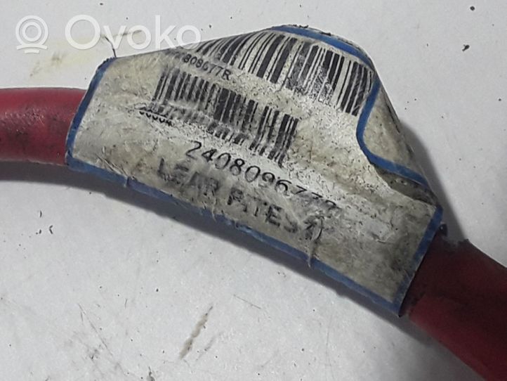 Opel Vivaro Positive cable (battery) 240809677R