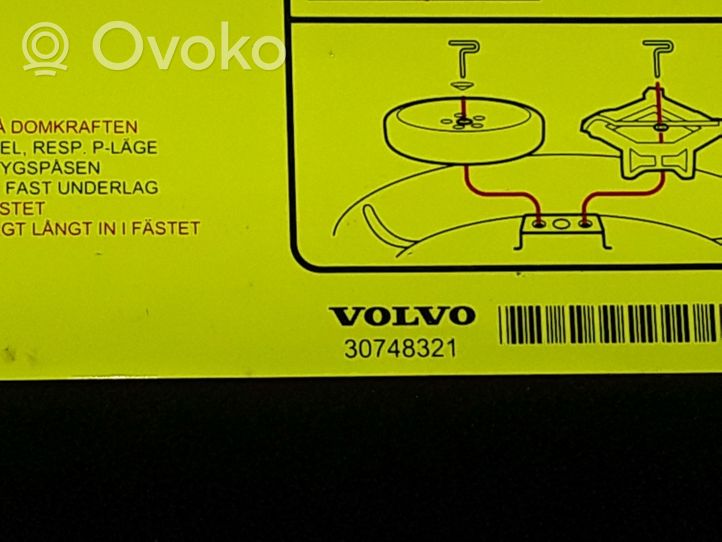 Volvo S40 Doublure de coffre arrière, tapis de sol 30748321
