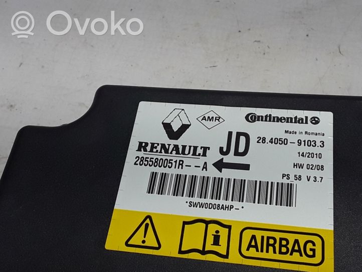 Renault Latitude (L70) Sterownik / Moduł Airbag 285580051R