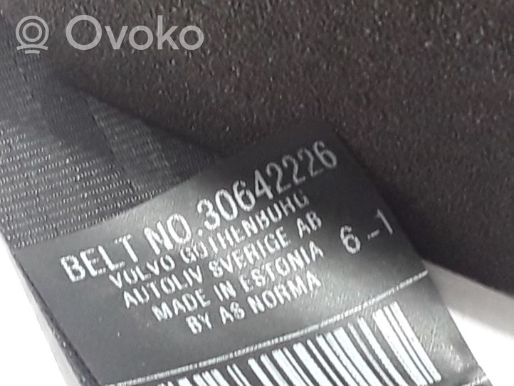 Volvo C30 Pas bezpieczeństwa fotela tylnego 30642226