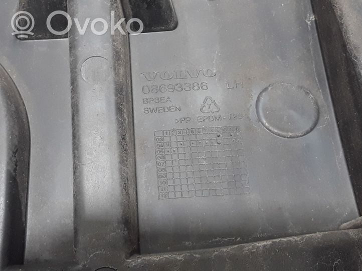 Volvo S60 Uchwyt / Mocowanie zderzaka tylnego 08693386