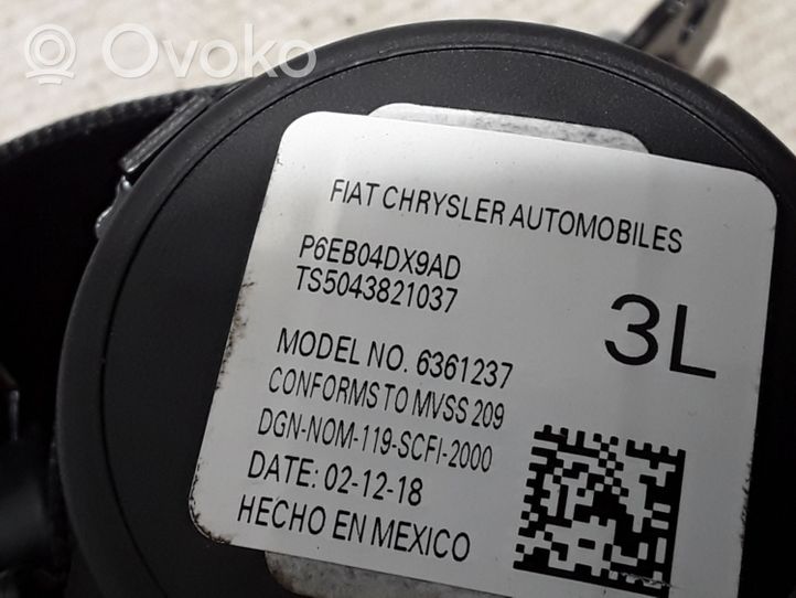 Chrysler Pacifica Ceinture de sécurité arrière 6EB04DX9AD