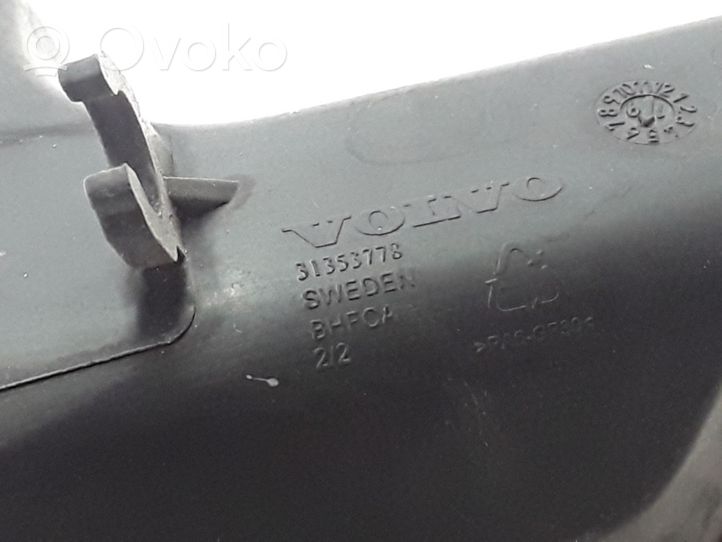 Volvo V60 Część rury dolotu powietrza 31353778