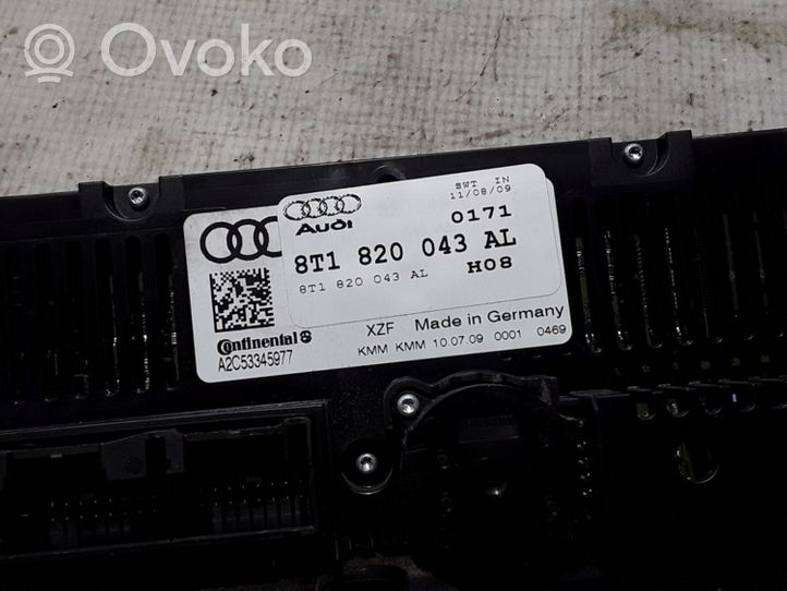 Audi Q5 SQ5 Ilmastoinnin ohjainlaite/moduuli 8T1820043AL