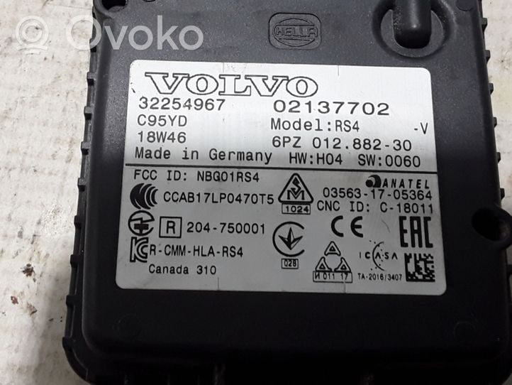 Volvo XC90 Capteur radar de distance 32254967