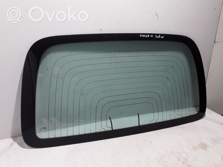 Renault Kangoo I Rear windscreen/windshield window 7700354815