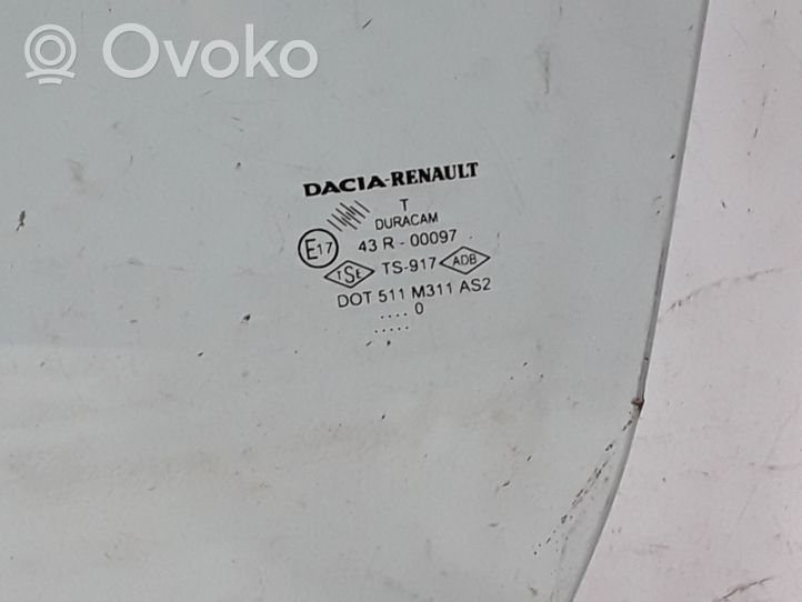 Dacia Logan I Pagrindinis priekinių durų stiklas (keturdurio) 8200825162