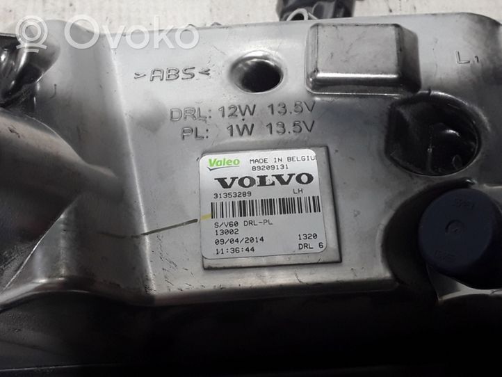 Volvo V60 Lampa LED do jazdy dziennej 31353289