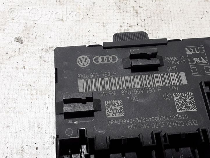 Audi A1 Sterownik / Moduł drzwi 8X0959793F