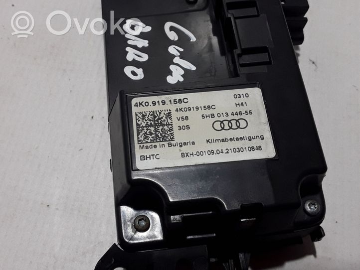 Audi A6 S6 C8 4K Ilmastoinnin ohjainlaite/moduuli 4K0919158C