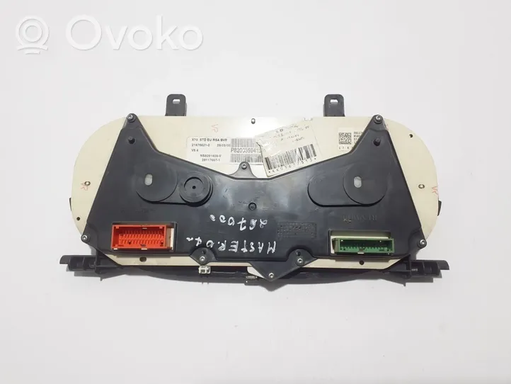 Renault Master II Speedometer (instrument cluster) 8200359415